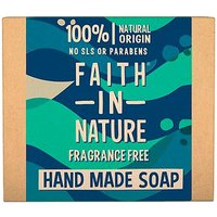 faith in nature fragrance free hand soap – 100g