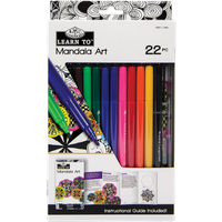Royal Langnickel Learn To Mandala Set - 22 pieces royal langnickel learn to mandala set – 22 pieces
