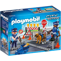 playmobil city action police roadblock – 6924