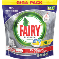 fairy platinum all in one dishwashing tabs – 75 pcs