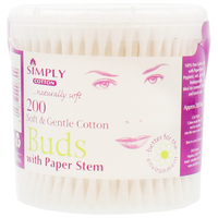 Simply Cotton Soft & Gentle Cotton buds - 200 pcs simply cotton soft & gentle cotton buds – 200 pcs