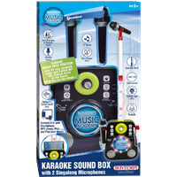 bontempi karaoke sound box w. 2 singalong microphones