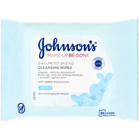 johnson’s make up be gone 5in1 moisturising cleansing wipes – 25 pcs