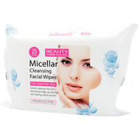 beauty formulas micellar cleansing wipes – 25 pcs