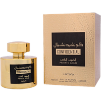 lattafa unisex confidential private gold eau de parfum – 100 ml