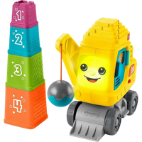 fisher price kids stack count excavator