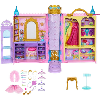 mattel disney princess closet playset