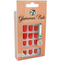 w7 glamorous nails red carpet – 24 pcs