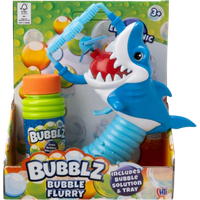 bubblz shark flurry bubble solution – assorted