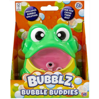 bubblz bubble buddies frog bubble solution
