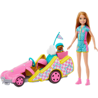 Barbie Stacie Racer Doll with Go-Kart Toy Car barbie stacie racer doll with go kart toy car