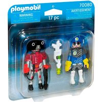 playmobil space policeman & robot – 70080