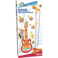 bontempi baby rock guitar with stand microphone