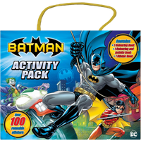 batman activity pack sticker and colouring book