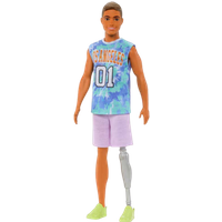 barbie fashionistas ken with prosthetic leg