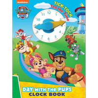 paw patrol tick tock day with the pups clock activity book