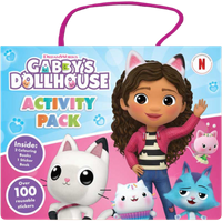 gabby’s dollhouse activity pack colouring & stickers book