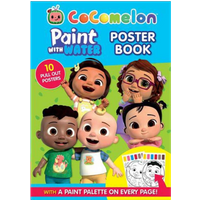 Cocomelon Paint with Water Poster Book cocomelon paint with water poster book