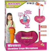 bontempi wireless showtime stage microphone – pinkki