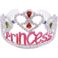 Henbrandt Silver & Pink Princess Tiara henbrandt silver & pink princess tiara
