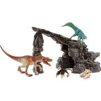 schleich dinosaur set with cave