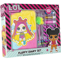 l.o.l. surprise! dyo fluffy diary set with pens & stickers