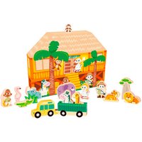 classic world safari play set – 16 pieces