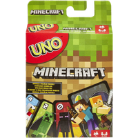 mattel minecraft uno play cards