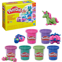 play doh sparkle modelling compound set – 6 pcs