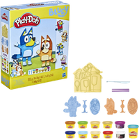 play doh bluey make ’n mash costumes playset