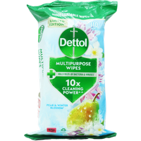 dettol winter blossom multipurpose wipes – 110 pcs