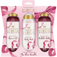 serene moments coconut & vanilla bliss bundle bath set – 3 pcs