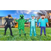 minecraft inspired kids fancy costumes: nether armor/7 8y