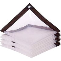 Clear Plastic Tarps with Grommets: M clear plastic tarps with grommets: m