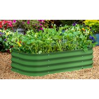 Metal Raised Garden Bed and Planters: Medium/One metal raised garden bed and planters: medium/one