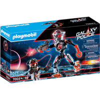 playmobil galaxy police pirate robot – 70024