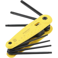 Stanley Torx 7-in-1 Pin Wrench Set - T10-T40 stanley torx 7 in 1 pin wrench set – t10 t40