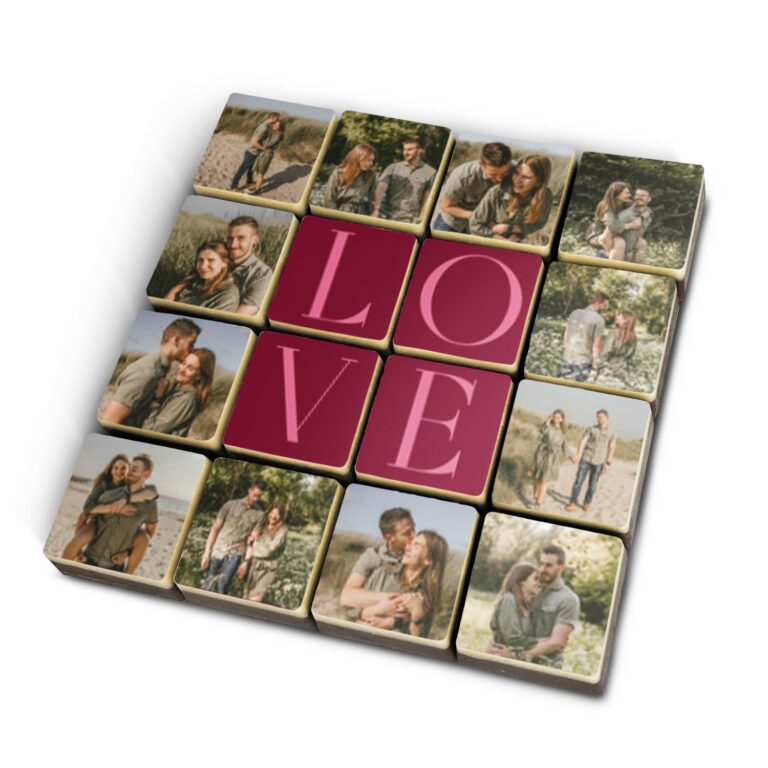personalised chocolates – solid – 16 pcs