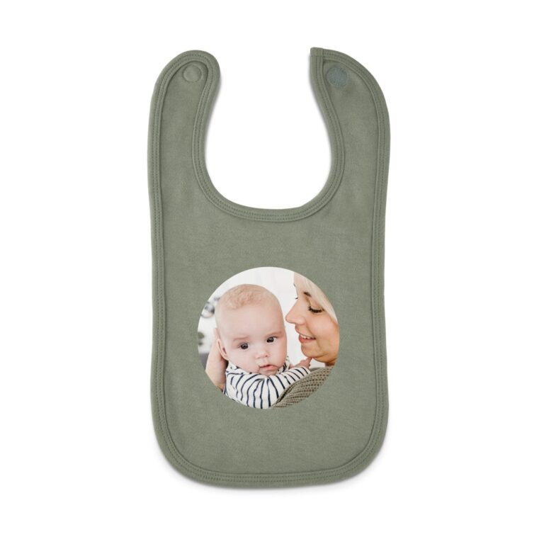 personalised bib – green
