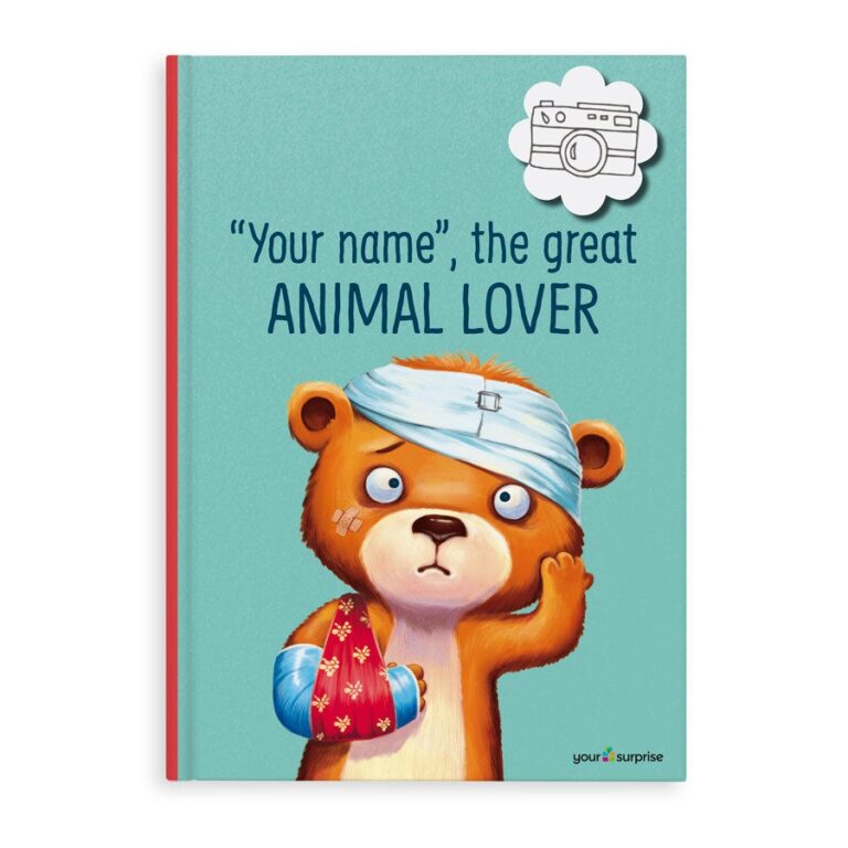 personalised children's book – the great animal lover – xl – softcover