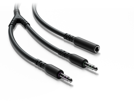 steelseries arctis nova dual 3.5mm y adapter cable