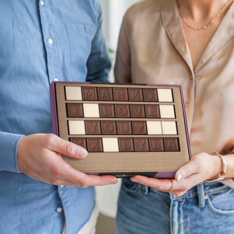 personalised chocolate telegram – 28 characters