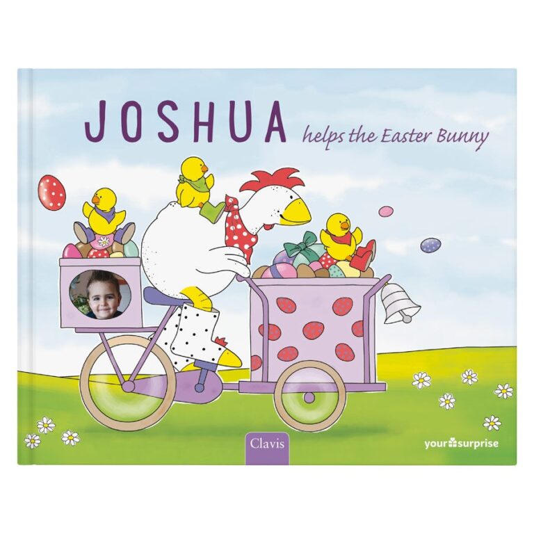 personalised book – helping the easter bunny – softcover