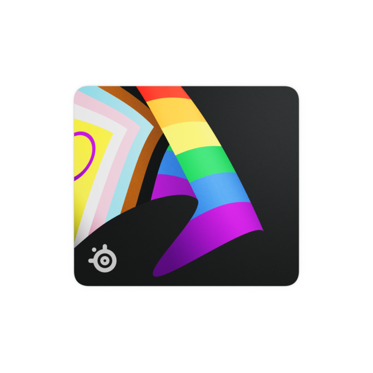 steelseries qck l gaming mousepad | pride flag edition