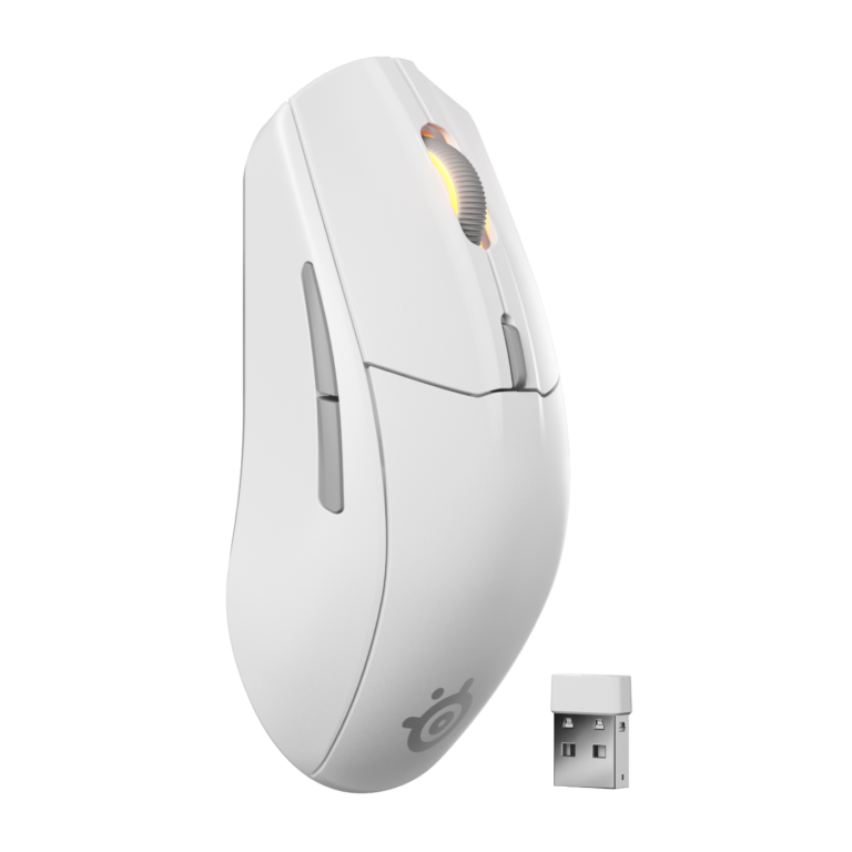 steelseries rival 3 gen 2 wireless gaming mouse | white