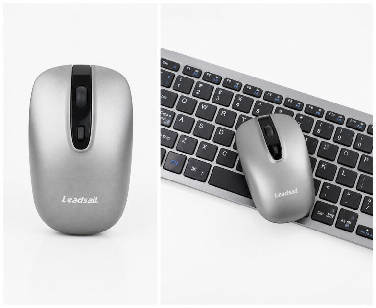 Leadsail Wireless Mouse & Keyboard Set 2 Piece Computer PC Office Accessories leadsail wireless mouse & keyboard set 2 piece computer pc office accessories