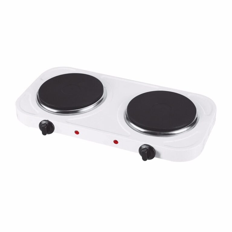 electric double hot plate portable twin hob 2000w kitchen table top cooker stove