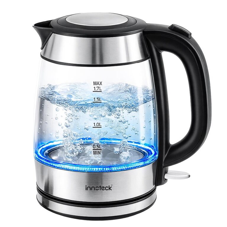 glass kettle 1.7l electric 3000w fast boil swivel base
