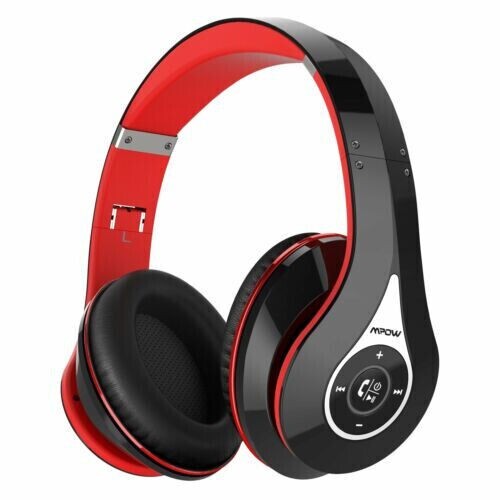 mpow 059 wireless bluetooth headphones handsfree foldable over ear travel