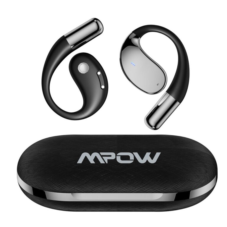 mpow wireless bluetooth 5.4 open ear earphones headphones sports hifi earbuds